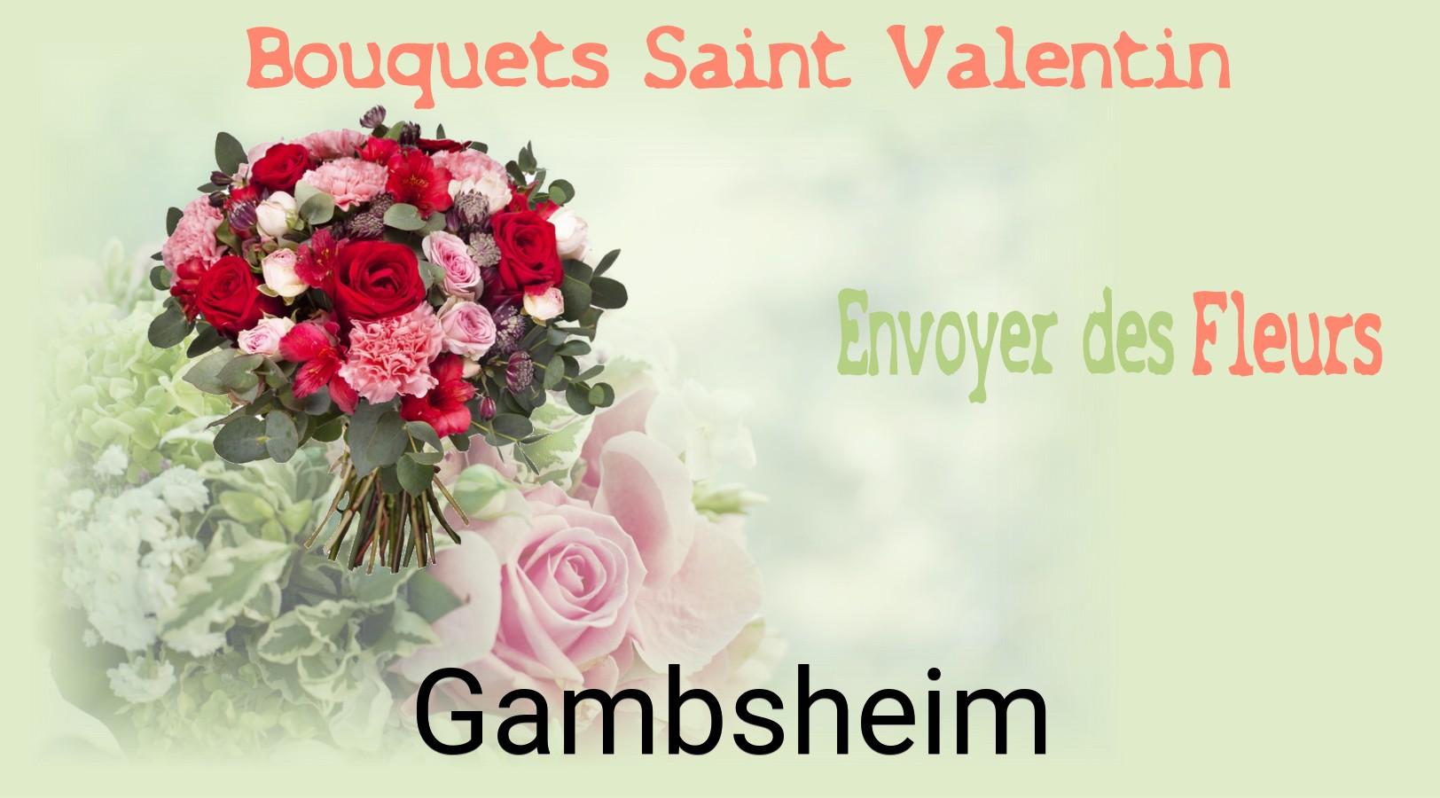Roses de Saint-Valentin livrées à Gambsheim